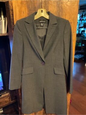 Moda International Gray Women's Blazer Jacket